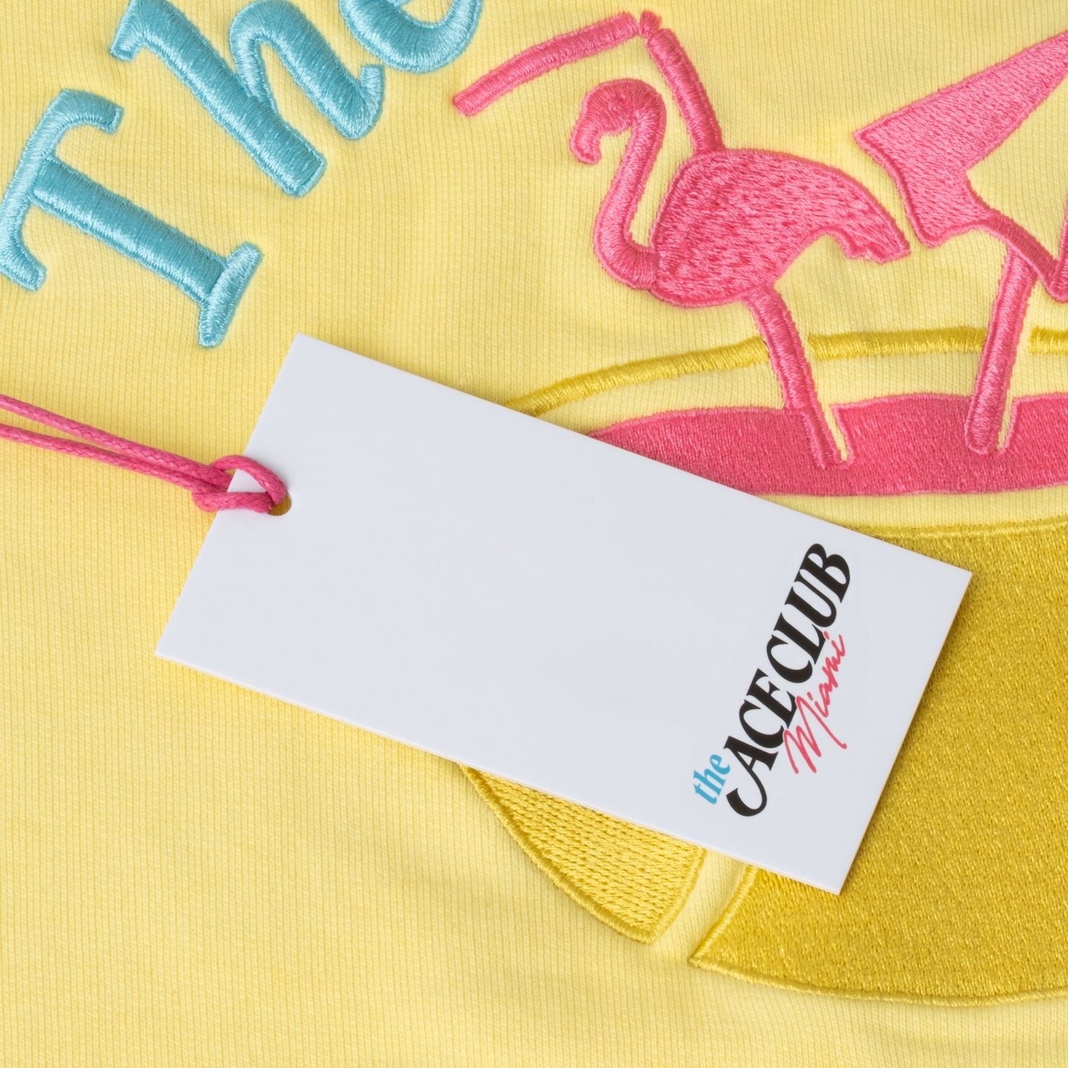 Crewneck Women Yellow Flamingo