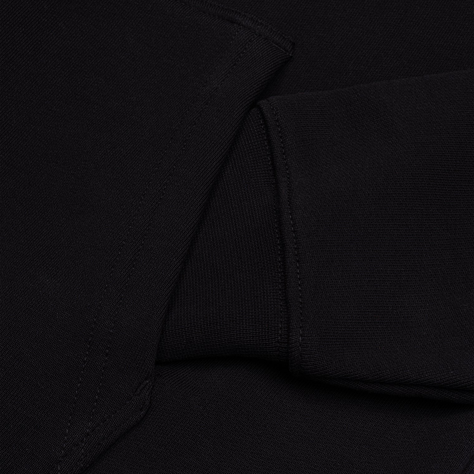 Hoodie ZIP Men Black Heritage