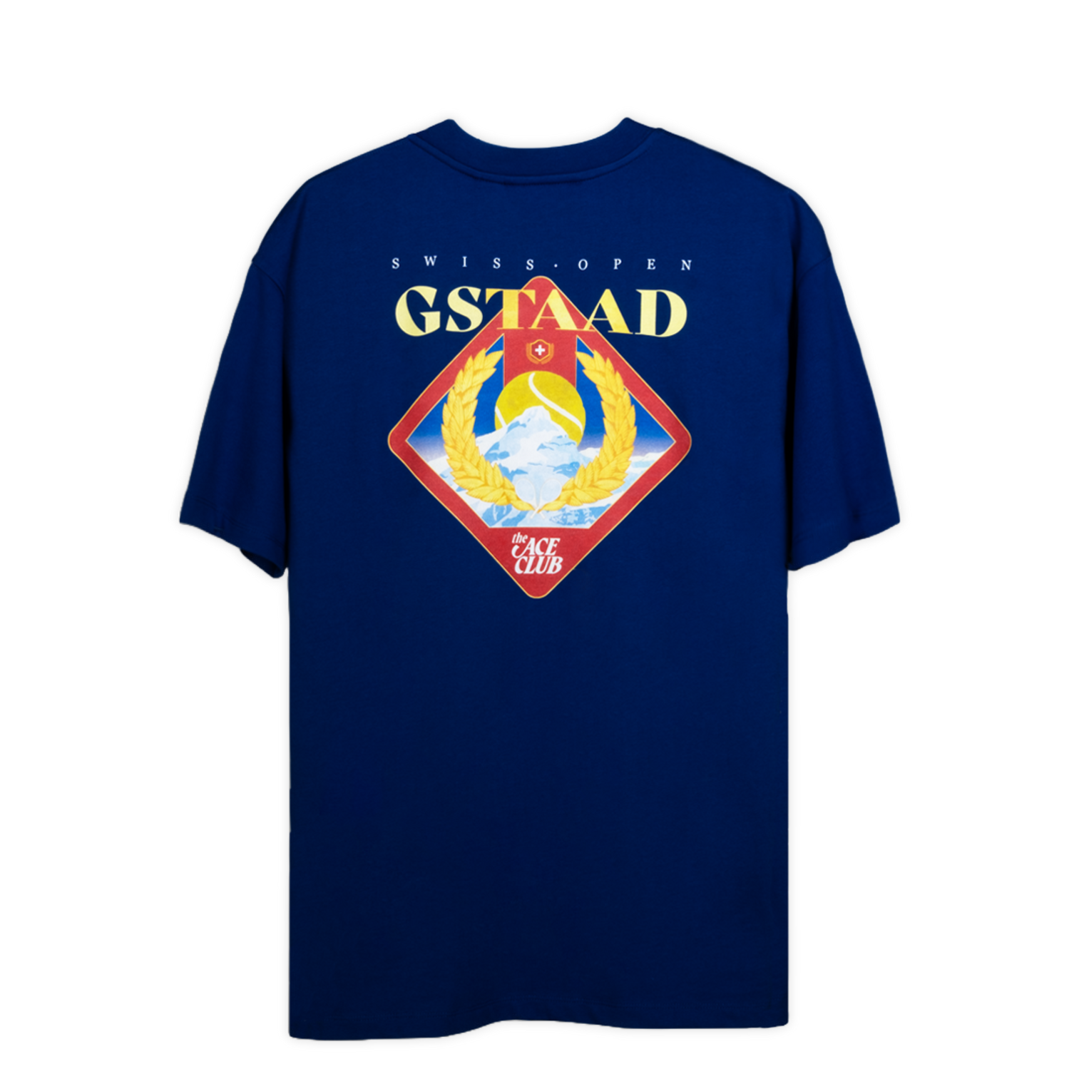 T-Shirt The Ace Club x Swiss Open Gstaad Blue