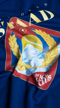 T-Shirt The Ace Club x Swiss Open Gstaad Blue