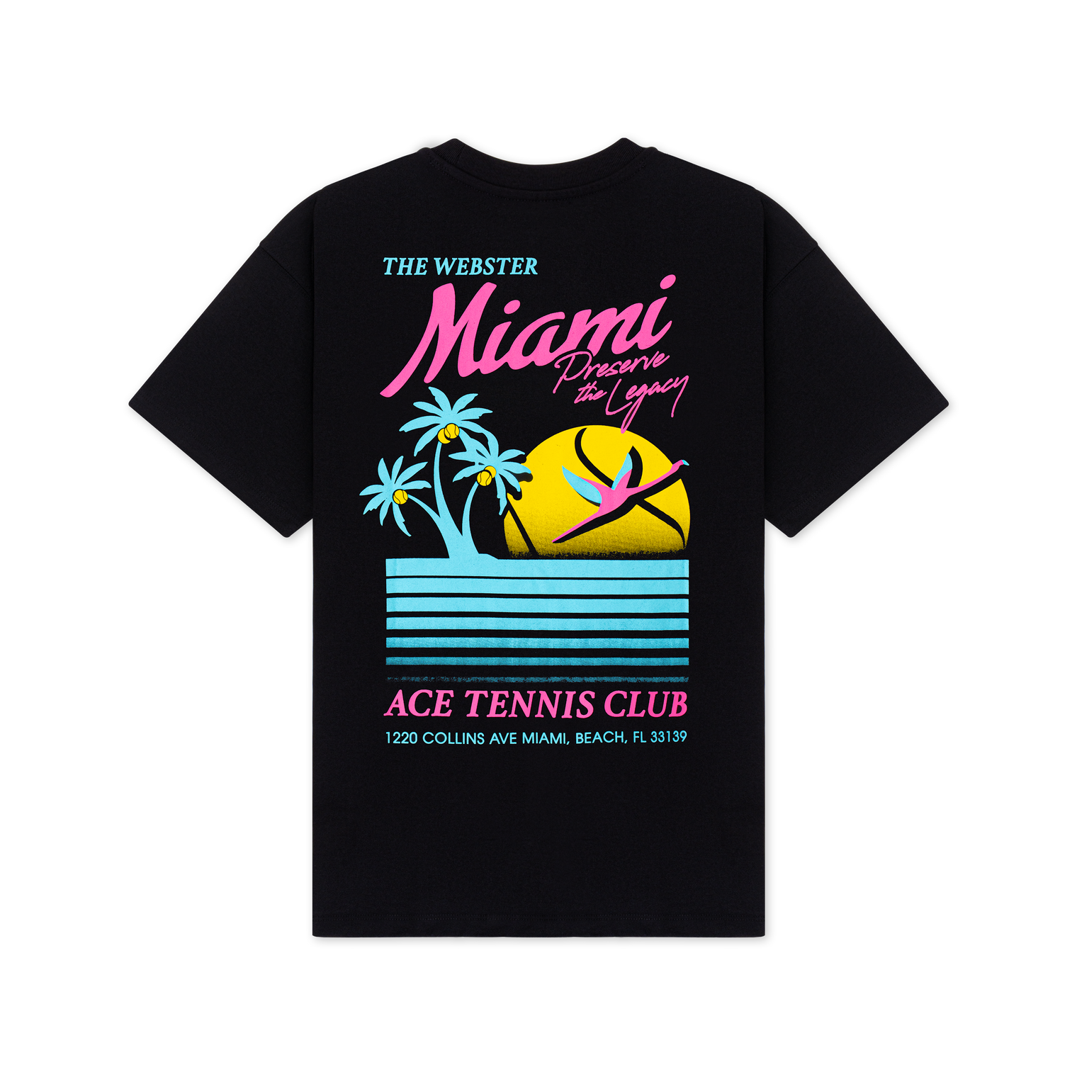 T-Shirt Women Palm Court 80s