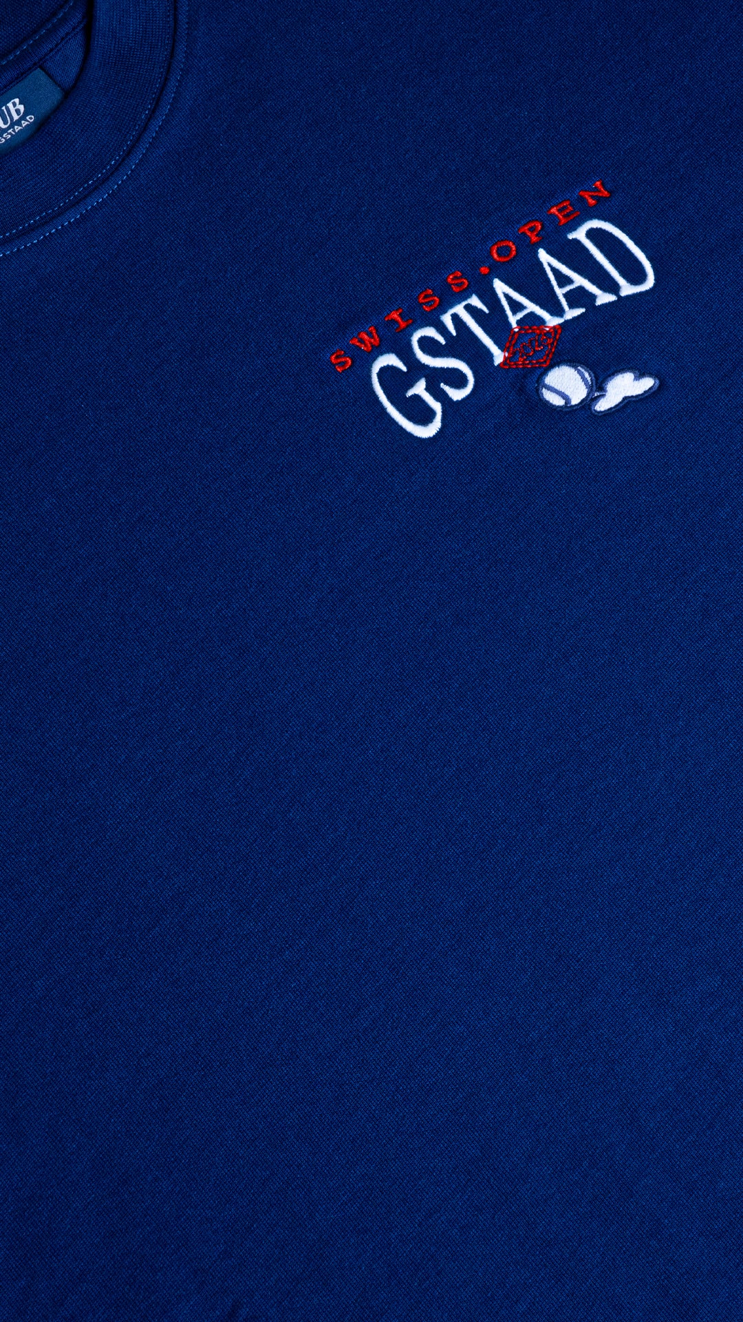 T-Shirt The Ace Club x Swiss Open Gstaad Blue