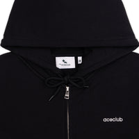 Hoodie ZIP Men Black Heritage