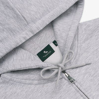 Hoodie ZIP Women Grey Academy