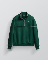 Halfzip Après-Tennis Green