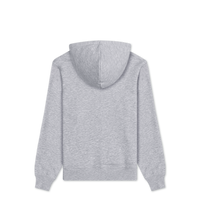 Hoodie ZIP Women Grey Academy