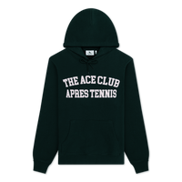 Hoodie Men Green Après-Tennis