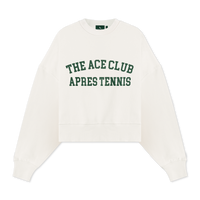 Crewneck Women Cream Après-Tennis